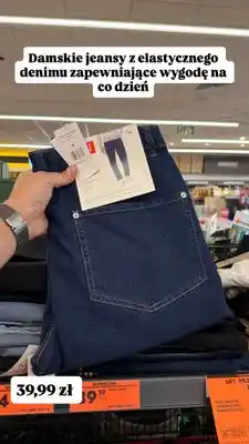 Biedronka Jeansy damskie z elastycznego denimu oferta