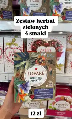 Dealz Zestaw herbat zielonych Lovaré 4 smaki oferta