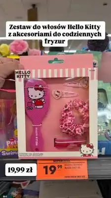 Biedronka Zestaw do włosów Hello Kitty z akcesoriami do codziennych fryzur oferta