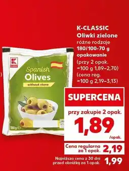 Kaufland Oliwki zielone K-Classic oferta