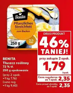 Kaufland Tłuszcz roślinny 72% tł. Benita oferta