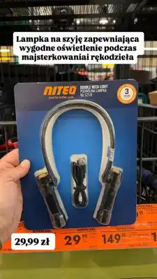 Biedronka Podwójna lampka na szyję NITEO oferta