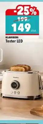 Biedronka Toster LED KLAUSBERG oferta