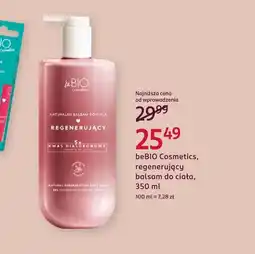 Rossmann Balsam do ciała beBio oferta