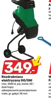 Bricomarche Rozdrabniacz elektryczny GO/ON! moc 2500W poj. worka oferta