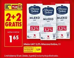 Biedronka Mleko Mleczna Dolina oferta