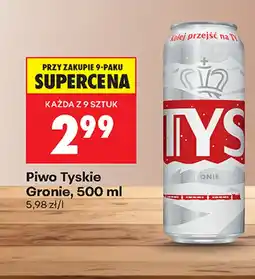 Biedronka Piwo Tyskie oferta