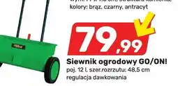 Bricomarche Siewnik ogrodowy GO/ON! poj. 12l szer. rozrzutu 48,5cm oferta