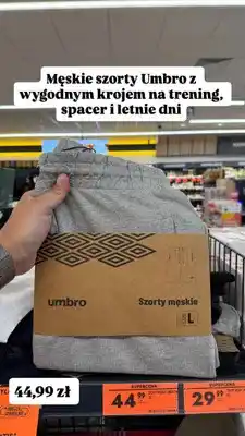 Biedronka Szorty męskie Umbro oferta