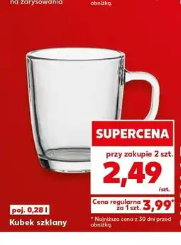 Kaufland Kubek szklany poj oferta