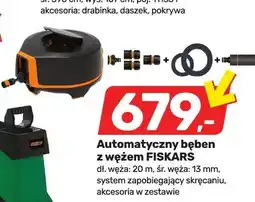 Bricomarche Automatyczny bęben z wężem FISKARS dł. węża 20m śr. węża 13mm oferta