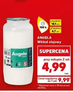 Kaufland Wkład olejowy ANGELA 100h 14,1x6,7cm oferta