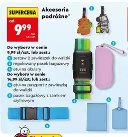 Biedronka Zestaw 2 zawieszek do walizki oferta