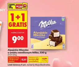 Biedronka Mleczko alpejskie Milka oferta