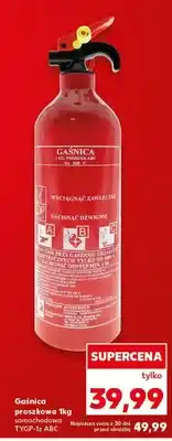 Kaufland Gaśnica proszkowa samochodowa TYGP-1z ABC oferta