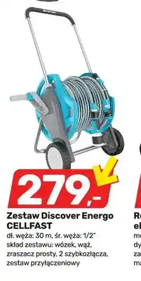 Bricomarche Zestaw Discover Energo CELLFAST dł. węża 30m śr. węża 1/2 oferta