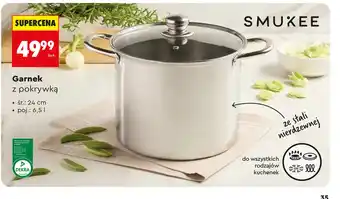 Biedronka Garnek z pokrywką Smukee oferta
