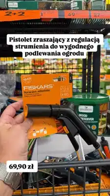 Biedronka Pistolet zraszający z regulacją strumienia Fiskars oferta