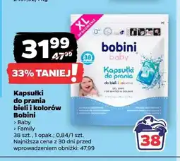 Netto Kapsułki do prania bieli i kolorów Bobini oferta