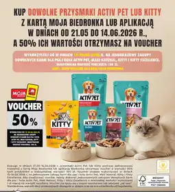 Biedronka Przysmaki Activ Pet lub Kitty oferta