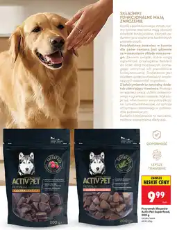 Biedronka Przysmak dla psów Activ Pet Superfood oferta