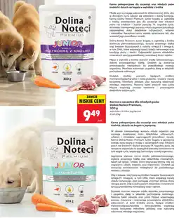 Biedronka Karma w saszetce dla młodych psów Dolina Noteci Premium, 300 g wątróbka z królika, jagnięcina oferta