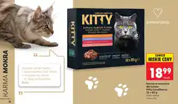 Biedronka Karma w saszetce dla kotów Kitty Excellence, 12 × 85 g różne rodzaje oferta