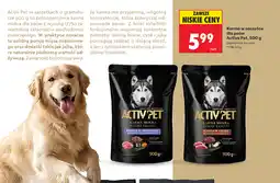 Biedronka Karma w saszetce dla psów Active Pet oferta