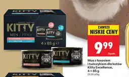 Biedronka Mus z łososiem i tuńczykiem dla kotów Kitty Excellence oferta
