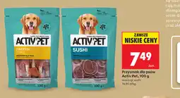 Biedronka Przysmak dla psów Activ Pet, 100 g maczugi, sushi oferta