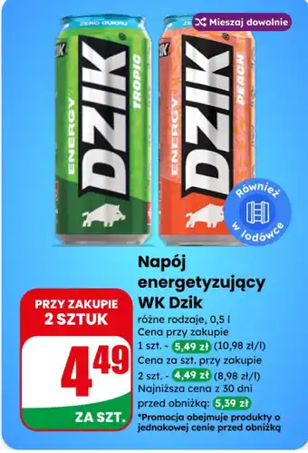 Dino Napój energetyzujący WK Dzik oferta