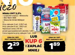 Netto Mleko UHT 3,2% oferta