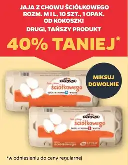 Netto Jaja z chowu ściółkowego rozm. m i l od kokoszki oferta