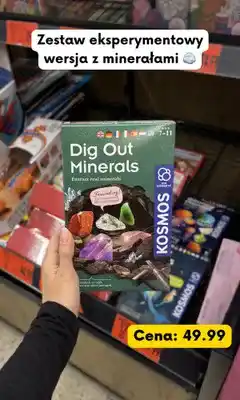 Kaufland Zestaw eksperymentowy wersja z minerałami KOSMOS Dig Out Minerals oferta