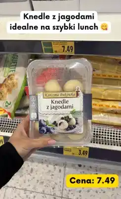 Kaufland Knedle z jagodami Karczma Bukówka oferta