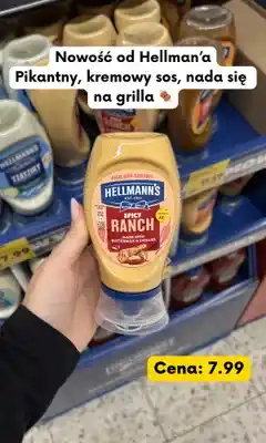 Kaufland Sos pikantny kremowy HELLMANN'S Spicy Ranch oferta