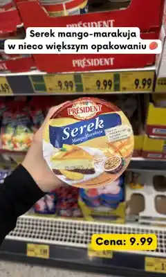 Kaufland Serek mango-marakuja PRÉSIDENT oferta