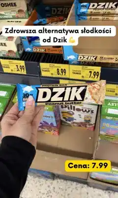 Kaufland Baton proteinowy DZIK Peanut butter oferta
