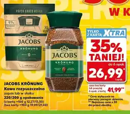 Kaufland Kawa rozpuszczalna Jacobs Krönung zapas oferta