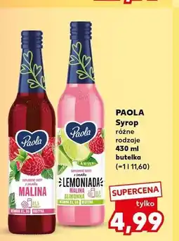 Kaufland Syrop Malina PAOLA oferta