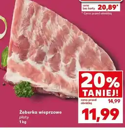 Kaufland Żeberka wieprzowe płaty oferta