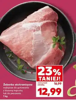 Kaufland Żeberka ekstramięsne najlepsze do gotowania z kiszoną kapustą lub do pieczenia oferta