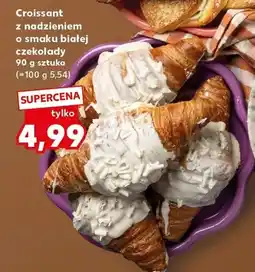 Kaufland Croissant z nadzieniem o smaku białej czekolady oferta