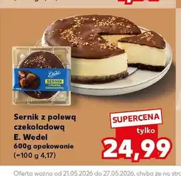 Kaufland Sernik z polewą czekoladową E. Wedel oferta