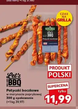 Kaufland Patyczki boczkowe w marynacie paprykowej Let's BBQ oferta
