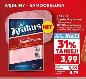 Kaufland Szynka eksportowa Krakus oferta