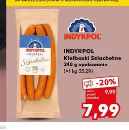 Kaufland Kiełbaski Szlachetne Indykpol oferta