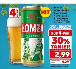 Kaufland Piwo Łomża Wyborowe 6% alk. 4-pak oferta