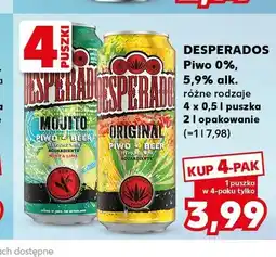 Kaufland Piwo bezalkoholowe Desperados Mojito 0% 4-pak oferta