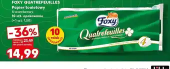 Kaufland Papier toaletowy Foxy Quatrefeuilles 4-warstwowy oferta
